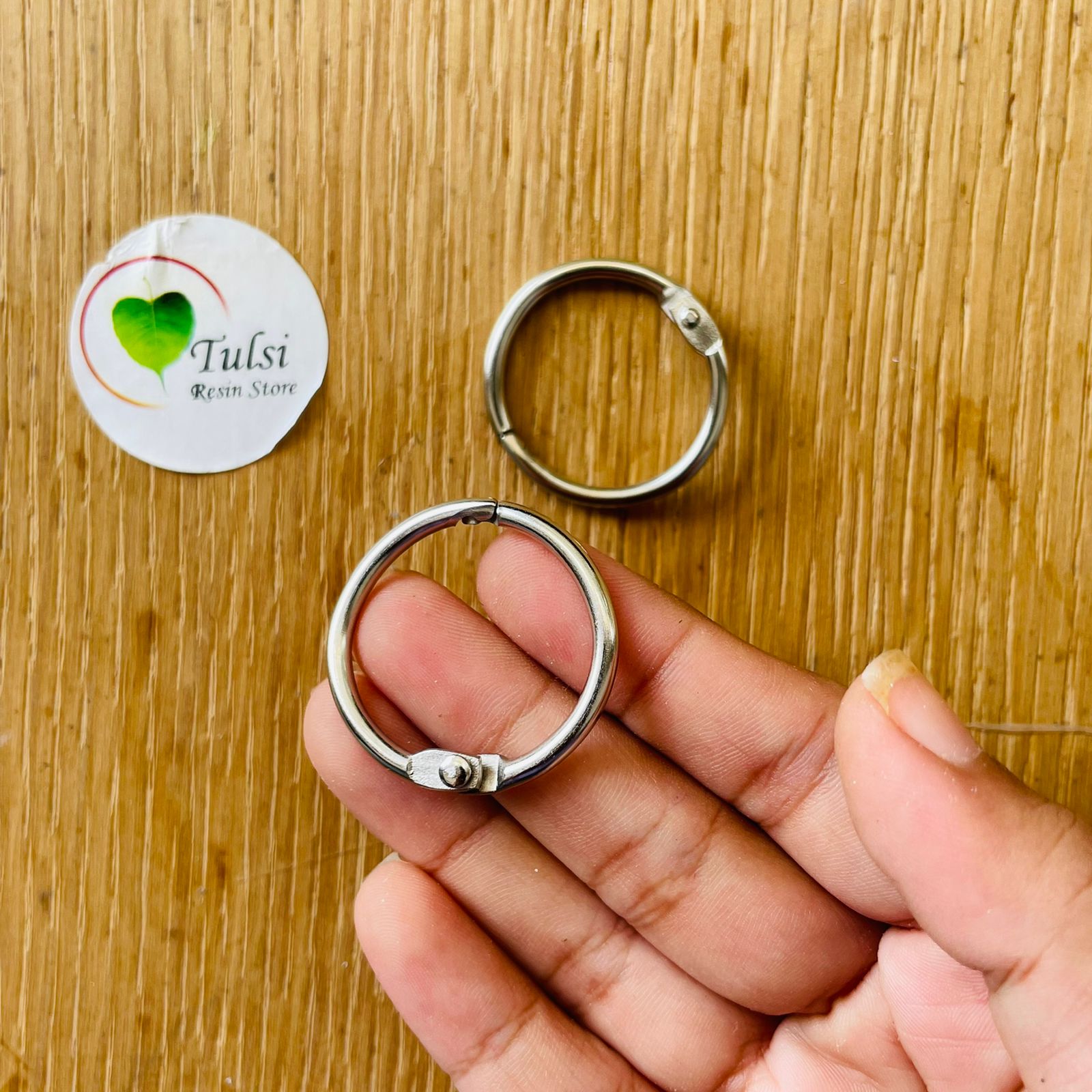 Silver Book Ring Small (10) tulsiresin