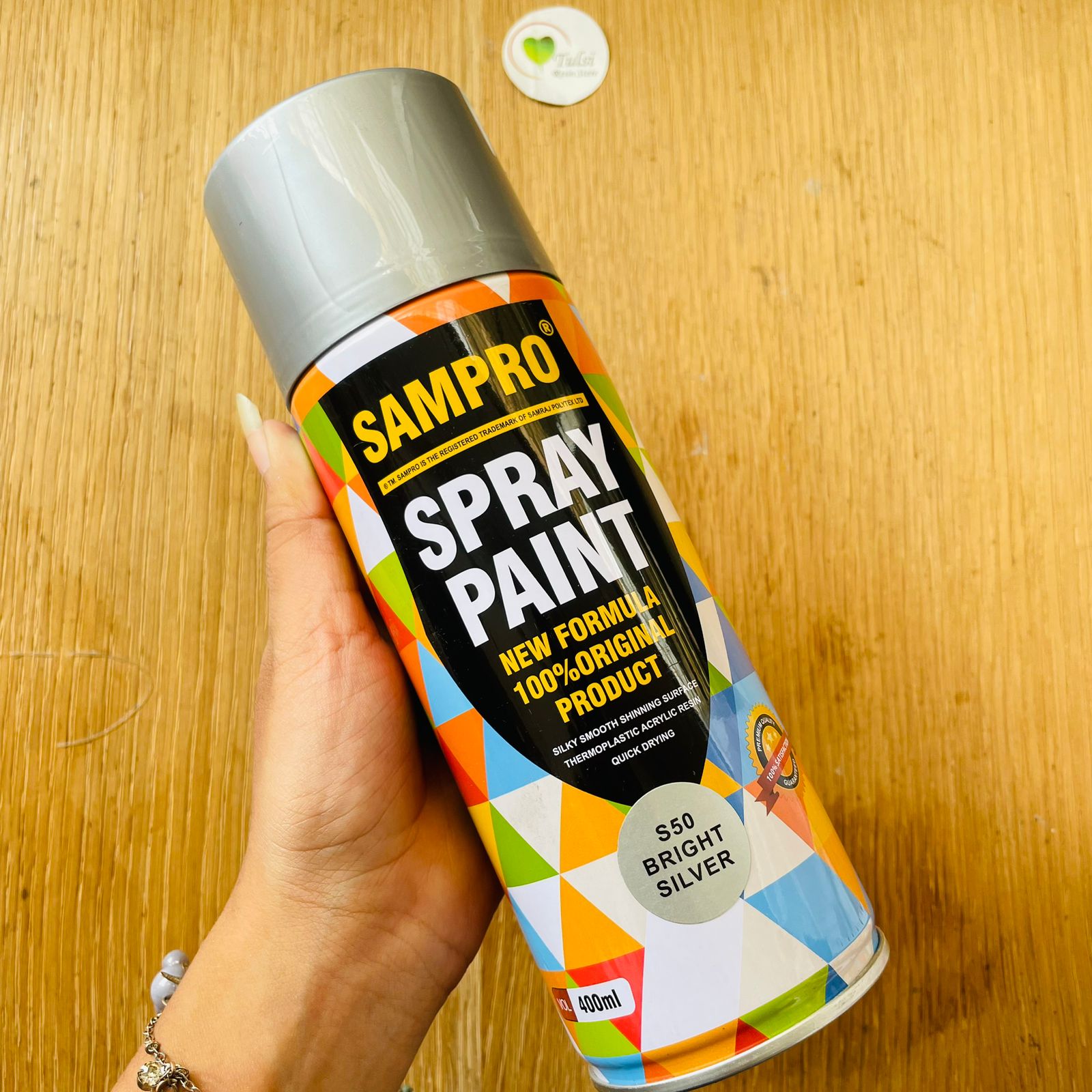 Spray Paint - Bright Silver - Tulsi Resin Store