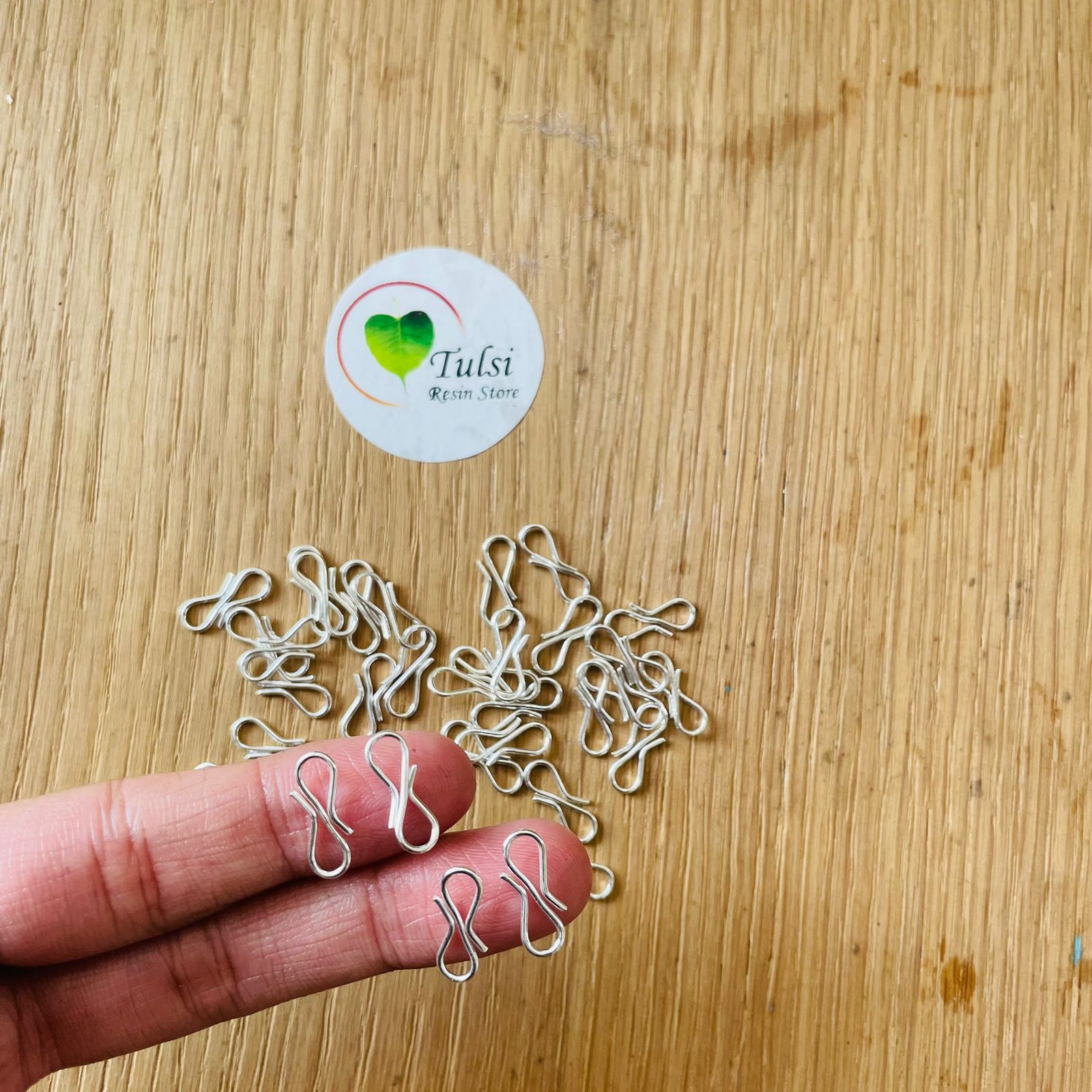 S shape Hook - Silver - Tulsi Resin Store