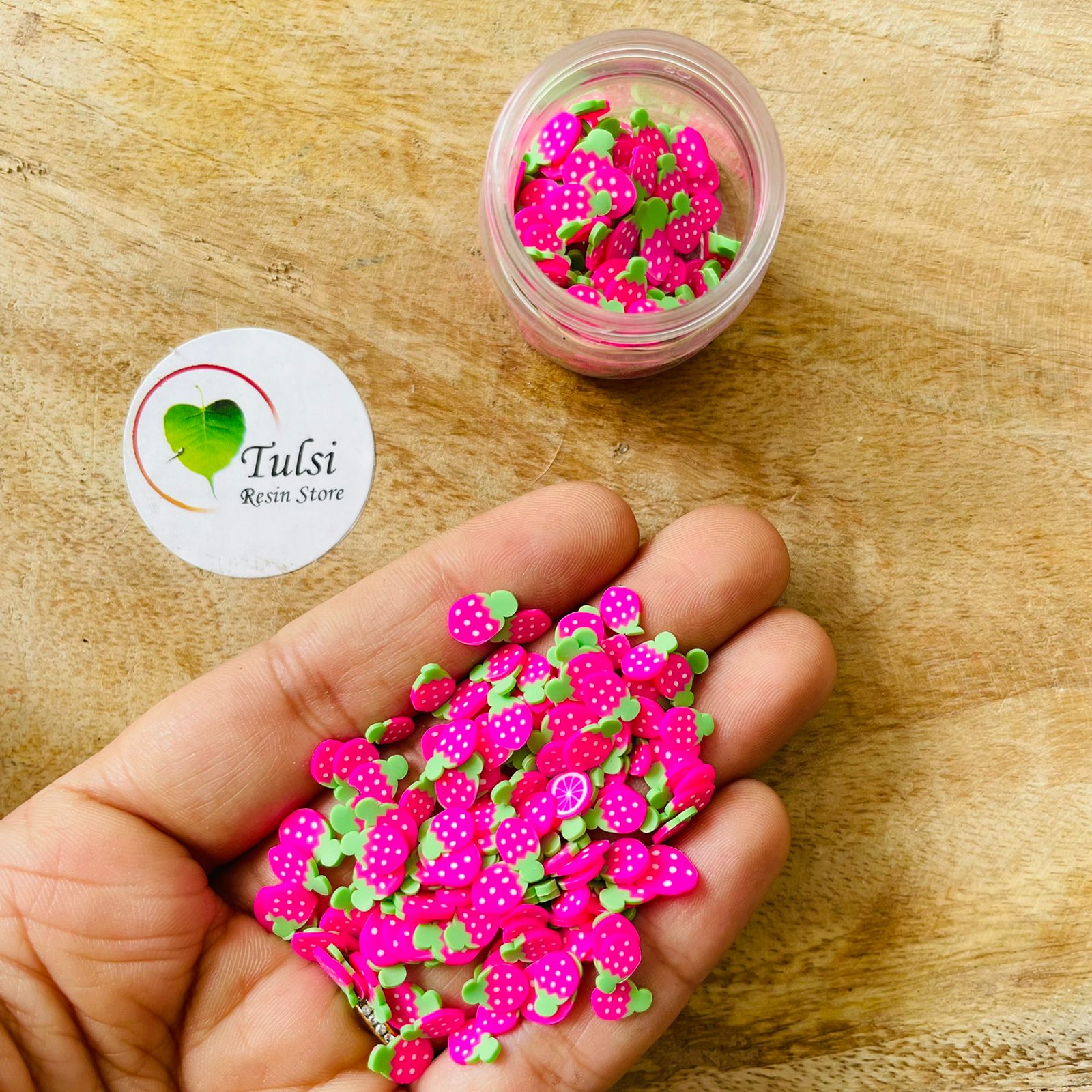 Strawberry Miniature - Pink - tulsiresin