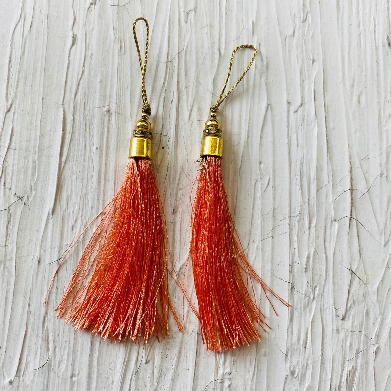 Tassels for Bookmark (2pc) - Rose Pink - tulsiresin