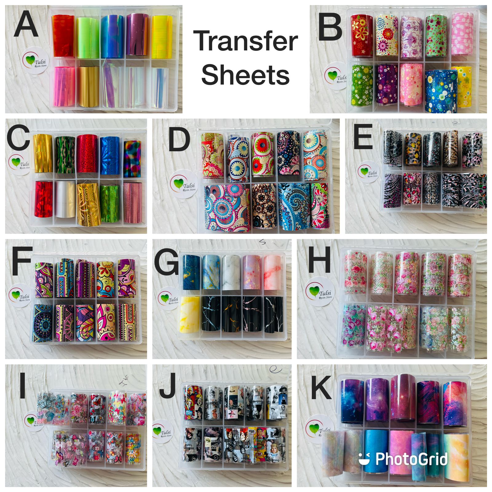 UV Transfer Sheets Tulsi Resin Store