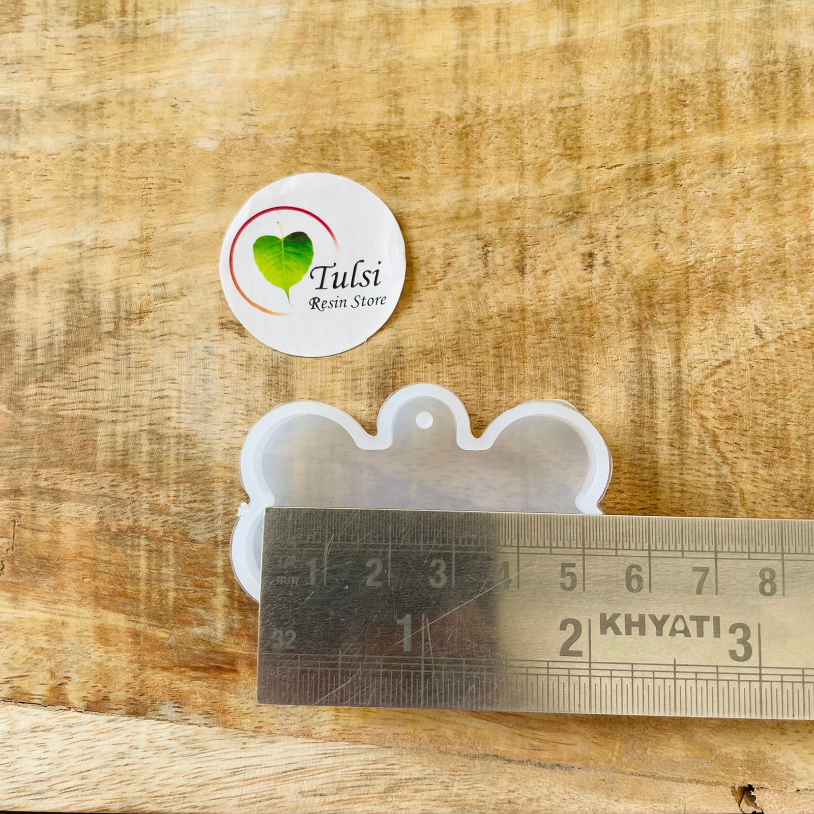 Thin Dog Tag Mould tulsiresin