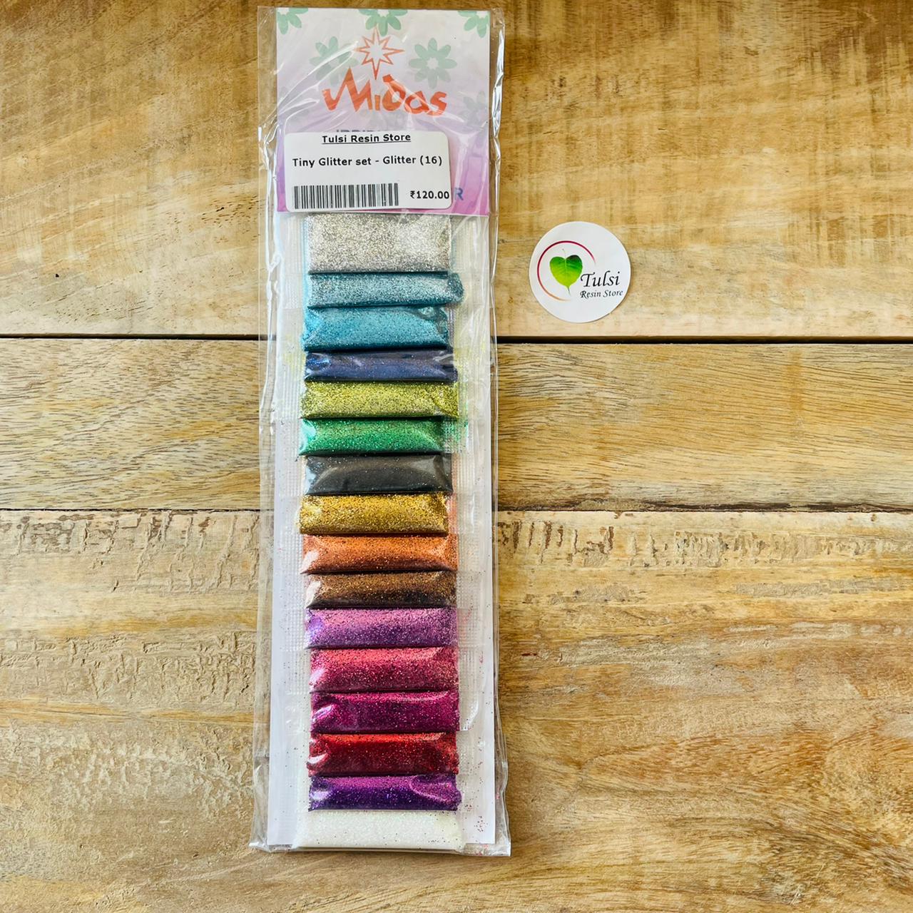 Tiny Glitter set Glitters tulsiresin