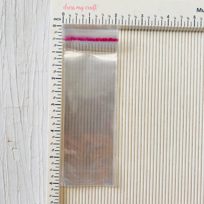 Transparent Plastic - Long (20pcs) 2" * 6" Tulsi Resin Store