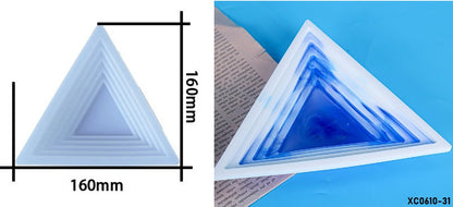 Triangle Layered Bowl Mould Tulsi Resin Store