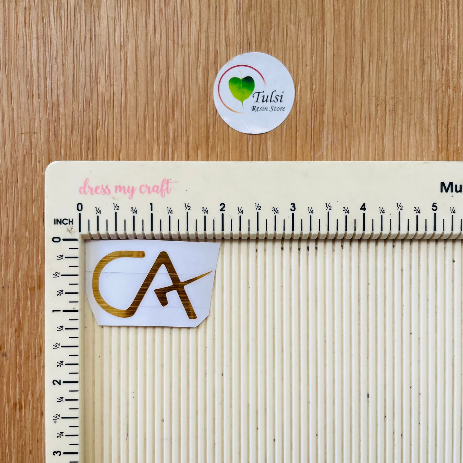 Vinyl Sticker- CA Logo 1" Tulsi Resin Store