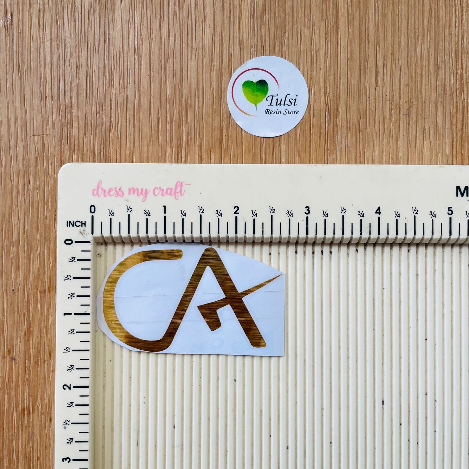 Vinyl Sticker- CA Logo 1.5" Tulsi Resin Store