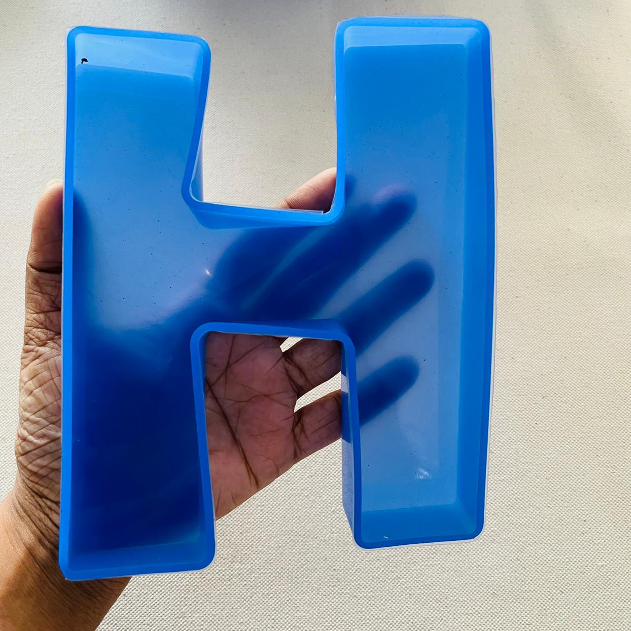 6" Monogram Alphabet Mould Tulsi Resin Store