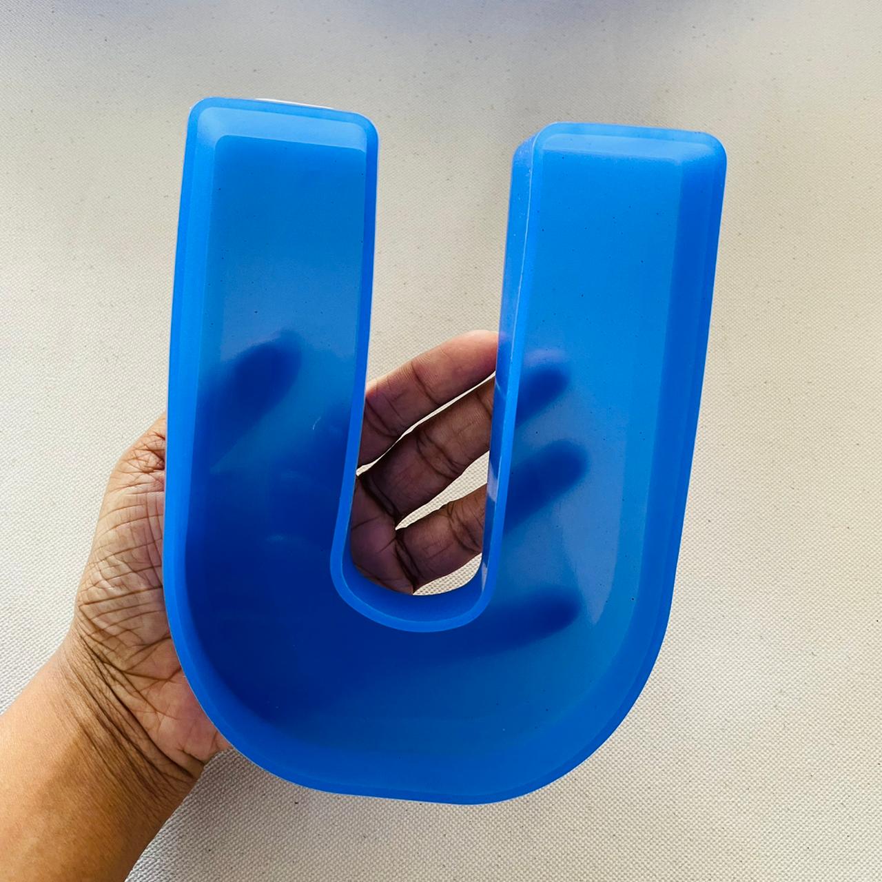 6" Monogram Alphabet Mould Tulsi Resin Store