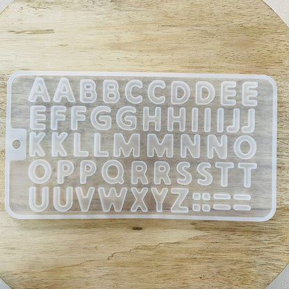 Double Small Alphabet Mould Tulsi Resin Store