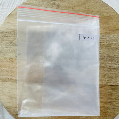 Transparent Ziplock (10 pcs) 10" * 14" Tulsi Resin Store