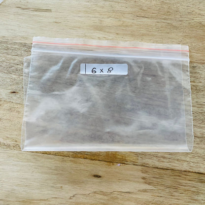 Transparent Ziplock (10 pcs) 6" * 8" Tulsi Resin Store