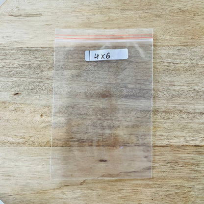 Transparent Ziplock (10 pcs) 4" * 6" Tulsi Resin Store