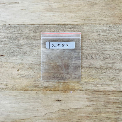 Transparent Ziplock (10 pcs) 2.5" * 3" Tulsi Resin Store
