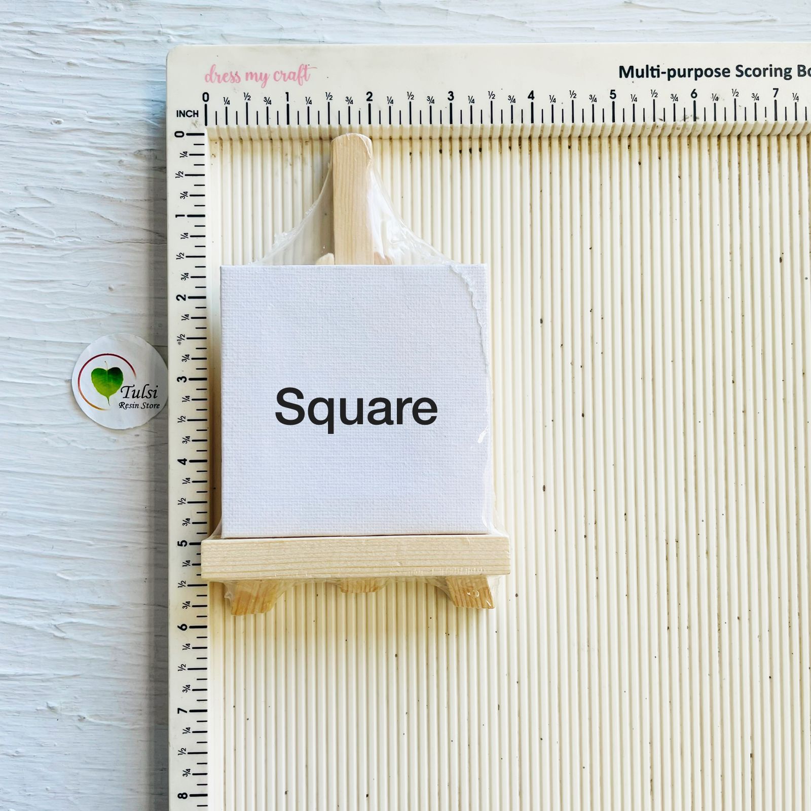 Small Canvas Easel Stand Square Tulsi Resin Store