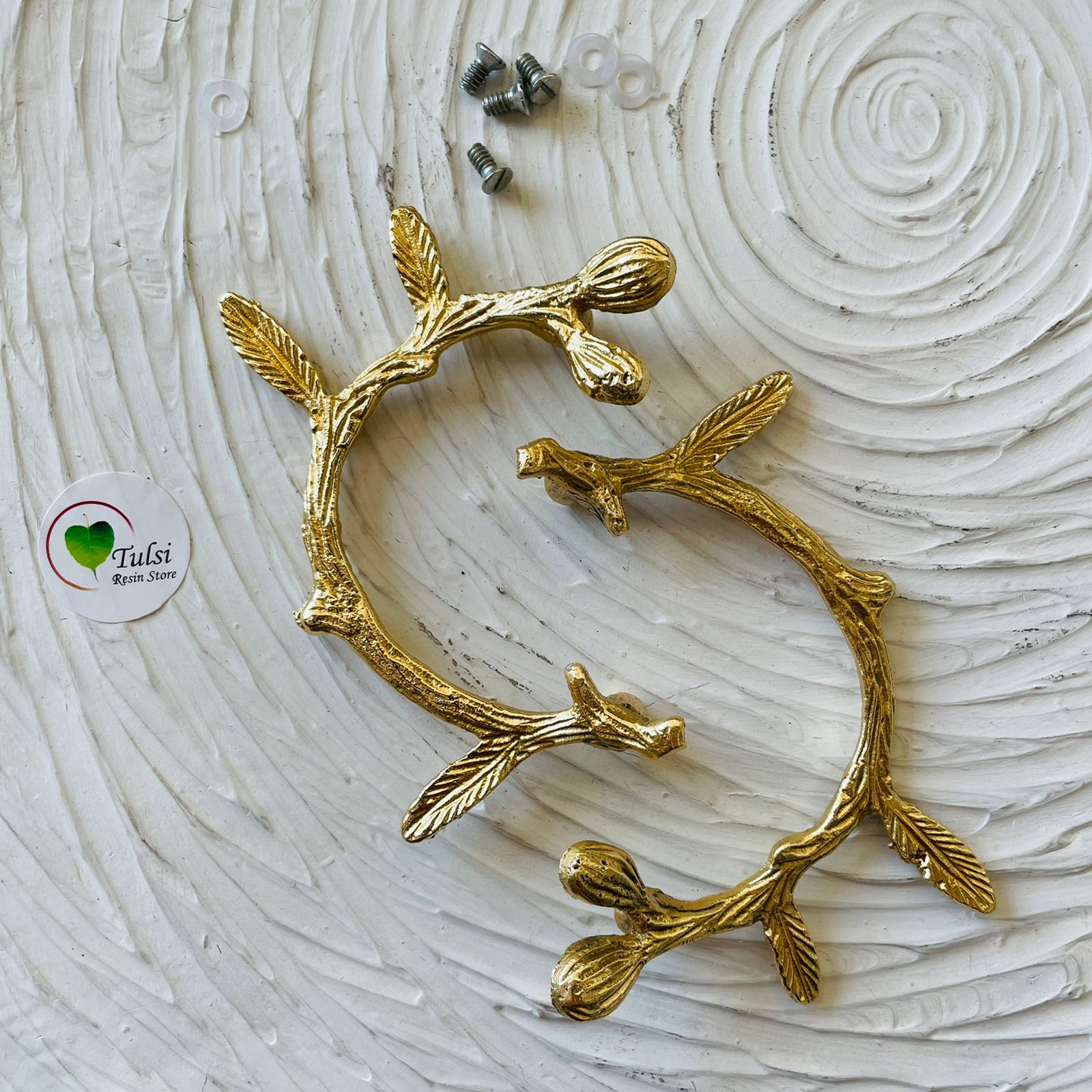 Metal Tray Handle - (K) Tulsi Resin Store