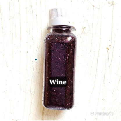 Glitter - Wine tulsiresin
