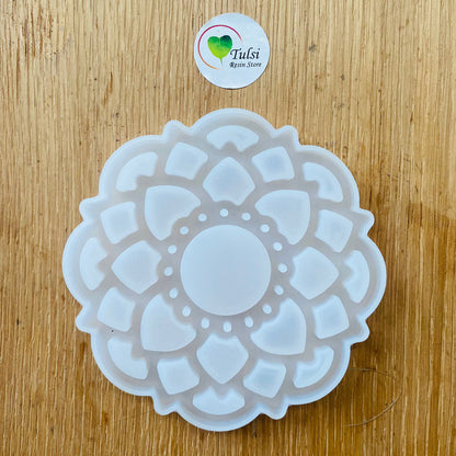 Mandala T-Light Holder Mould (A) Tulsi Resin Store