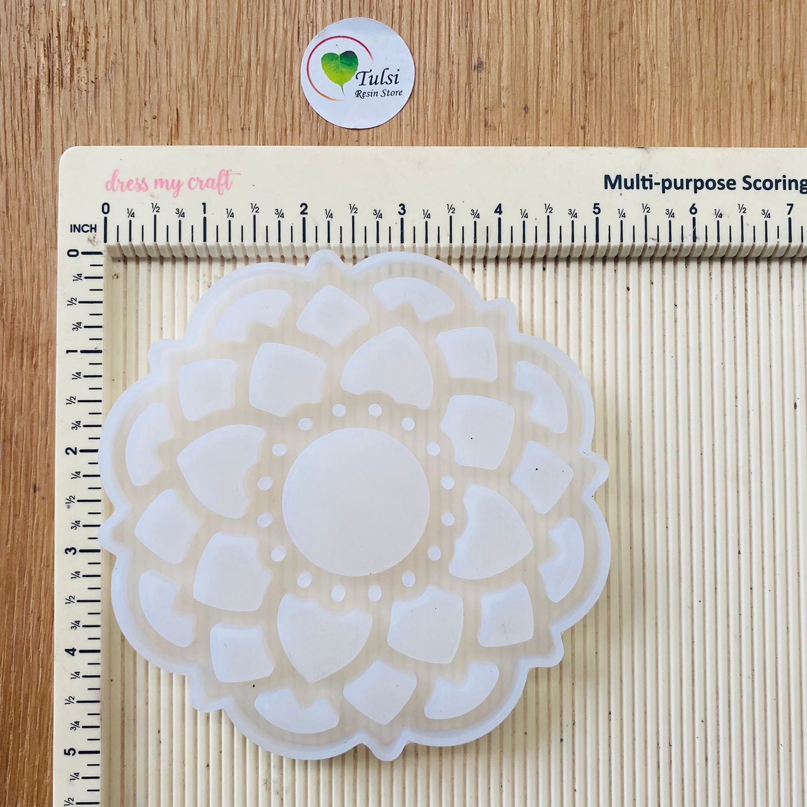 Mandala T-Light Holder Mould (A) Tulsi Resin Store