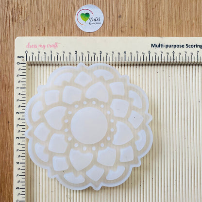 Mandala T-Light Holder Mould (A) Tulsi Resin Store
