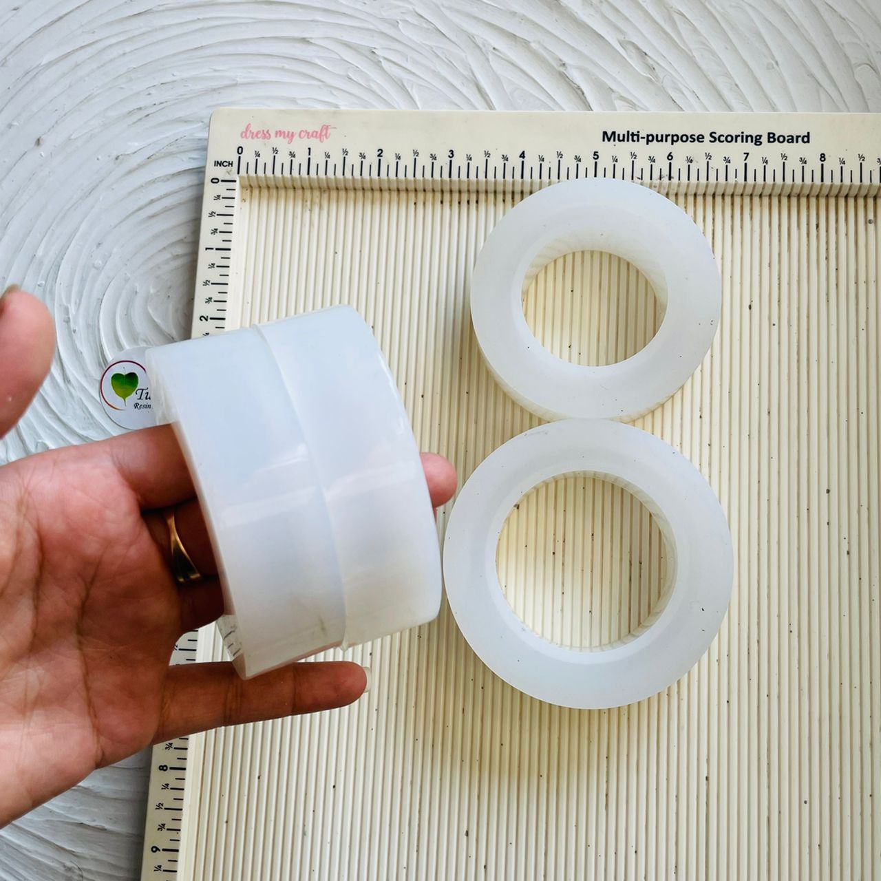 Heavy Round Bangle Mould tulsiresin