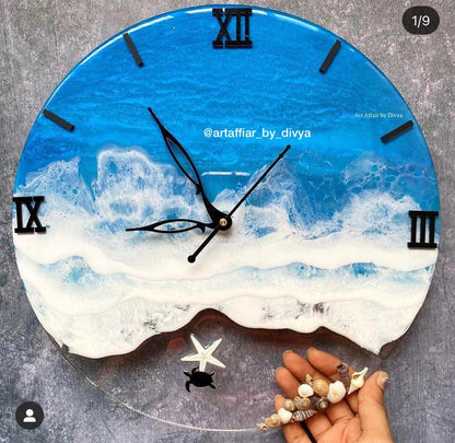 Transparent Acrylic Clock - Base tulsiresin